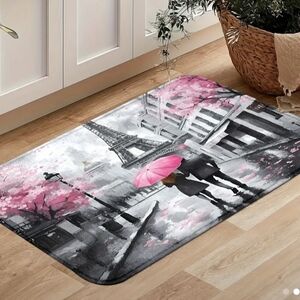 Eiffel tower doormat big 29.5 X 17.7" NWT